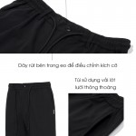 Quần Dài Lưng Thun Ống Ôm - Thoáng Khí, Nhanh Khô, Hoàn Hảo Cho Hoạt Động Ngoài Trời