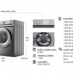 Máy giặt Toshiba inverter 9.5 kg