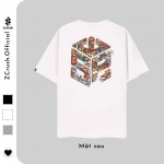 Áo Phông Unisex Nam [ZCrush] Áo Thun Tay Lỡ SWE Cube Mozzie Tee Phông Form Rộng Nam Nữ