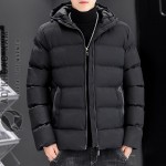 Áo phao nam đen dày cao cấp (AKN-218)