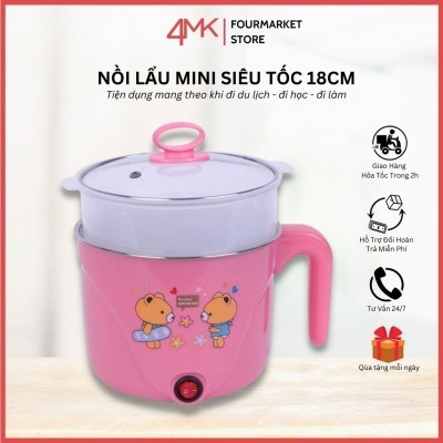 Nồi lẩu điện mini chống dính cầm tay chất lượng cao