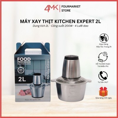 Máy Xay Thịt Cối Inox 304 Kitchen Expert 2L
