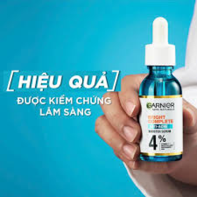 Serum GARNIER Giảm Mụn, Mờ Thâm Bright Complete Anti Acne Booster Serum (7.5ml/30ml)