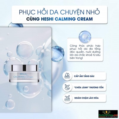 KEM DƯỠNG ẨM PHỤC HỒI HESHI CALMING CREAM