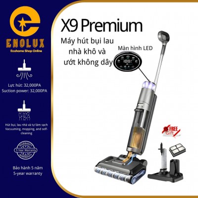 Máy hút bụi lau nhà khô và ướt không dây Enolux X9 Premium 