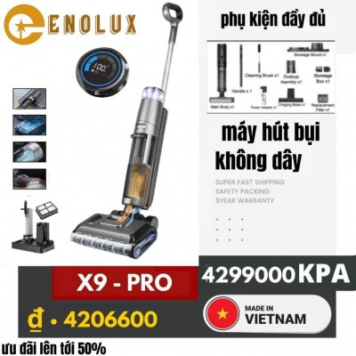 Máy hút bụi lau nhà khô và ướt không dây Enolux X9 Premium 