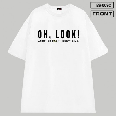 BS-0092 – Áo thun basic “OH, LOOK!” siêu bắt mắt