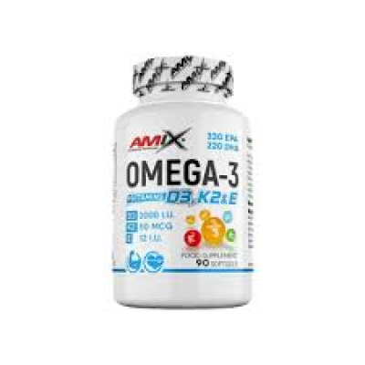 Amix Omega 3 + D3, K2 & E - Viên Uống Dầu Cá Hỗ Trợ Não, Tim Mạch, Xương Khớp, Thị Lực, Giảm Stress, Tăng Đề Kháng