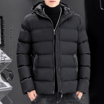 Áo phao nam đen dày cao cấp (AKN-218)