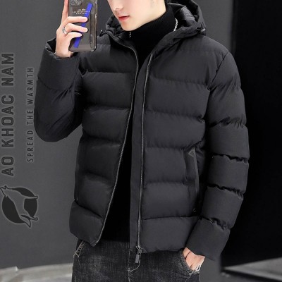 Áo phao nam đen dày cao cấp (AKN-218)