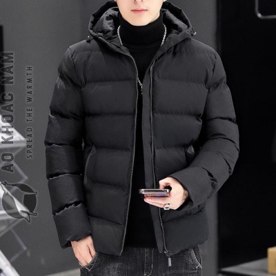 Áo phao nam đen dày cao cấp (AKN-218)