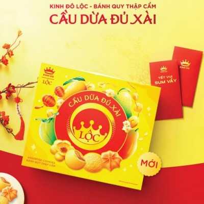 Bộ quà Tết Lộc Cầu Dừa Đủ Xài