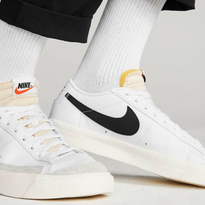  Giày Thể Thao Nike Men's Blazer Low '77 Vintage Shoes - White